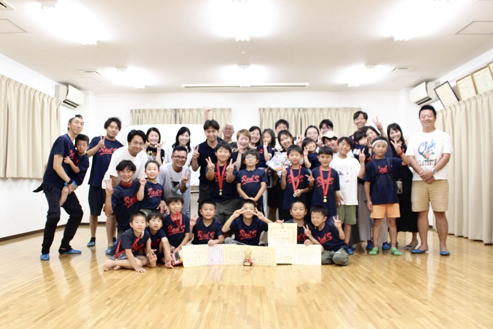 【ティーボールクラス】2026年8月22日 卒団・進級式